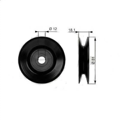 POULIE CLIM NISS TD27 QD32 T30 CABSTAR F24F MITSU L200 TOY HLX 2L 3L TOP MAX
