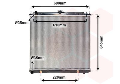 [JC-73304] RADIATEUR D'EAU NISS PATHFINDER NAVARA D40M PLATINUM BOITE AUTO DBS